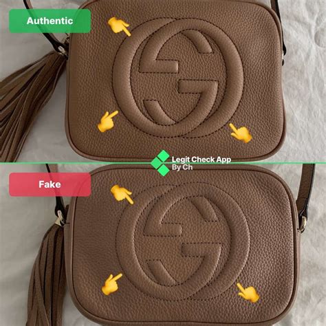 original vs fake gucci bag|gucci soho bag authentication.